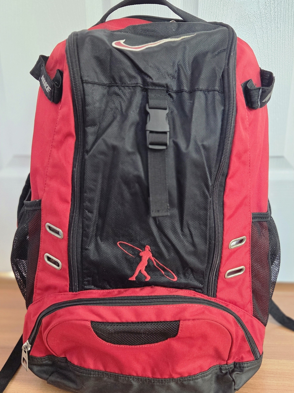Vintage, Nike, Swingman Baseball Backpack, in Red, Rare and Hard to Find